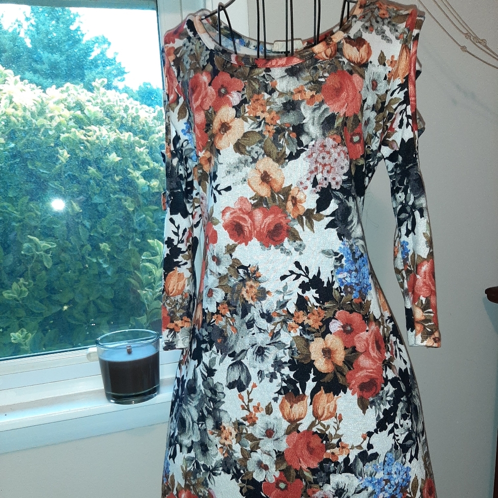Fall flower dress